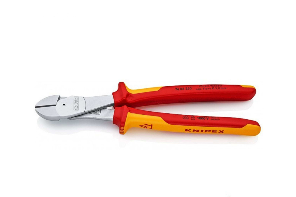 Силовые бокорезы 1000 V Knipex KN-7406250 #1