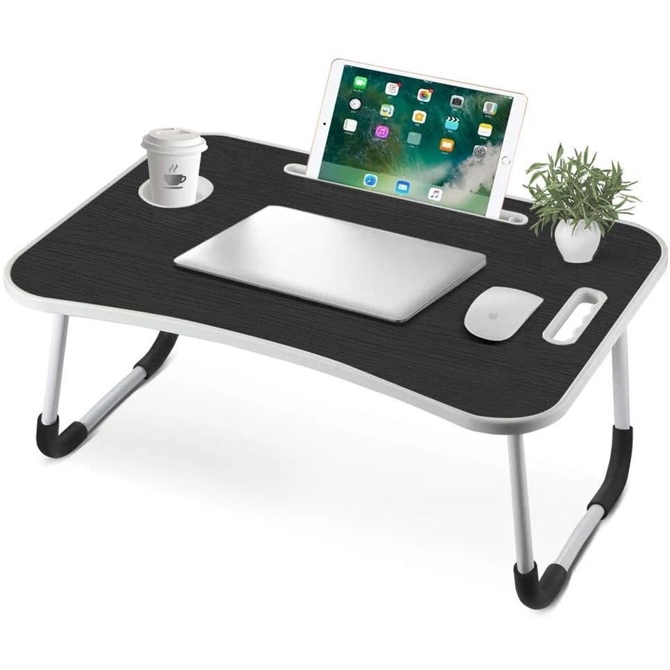 Столик для ноутбука складной черный/ столик для ленивых/ столик для планшета/ столик для завтрака в постель/ #1
