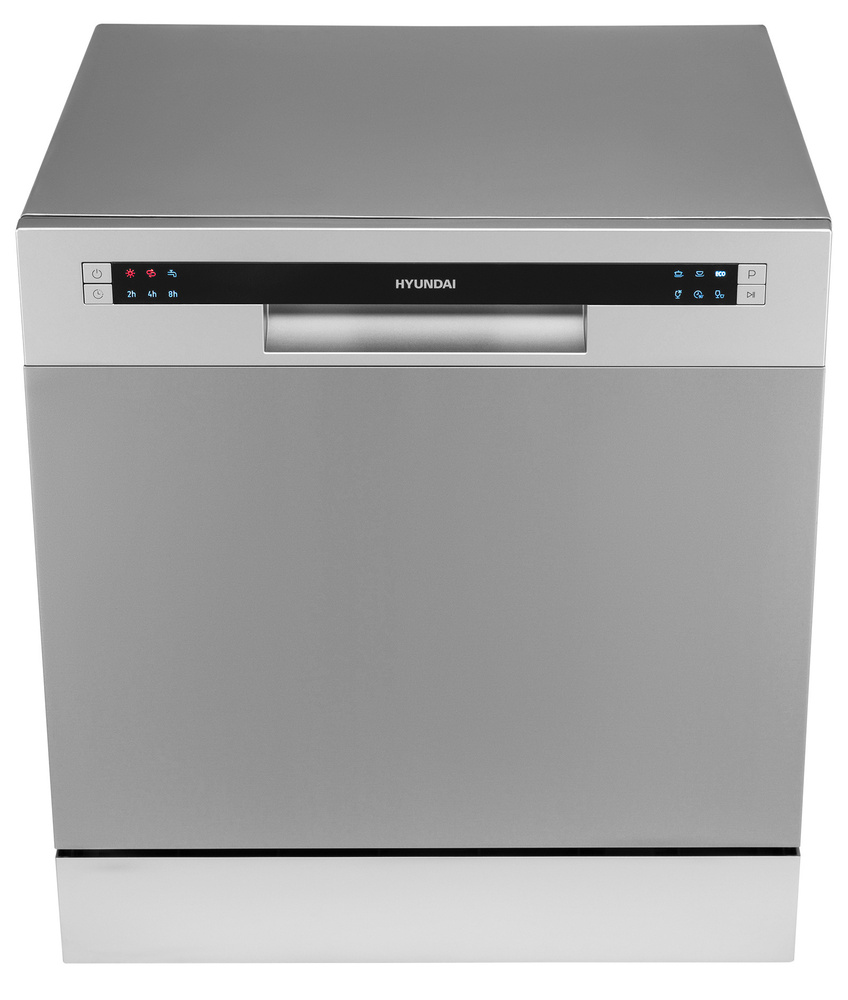 Посудомоечная машина Hyundai DT503 S,серебристый,компактная,1620 Вт, 49 дБ, 8 комплектов,6 программ, #1