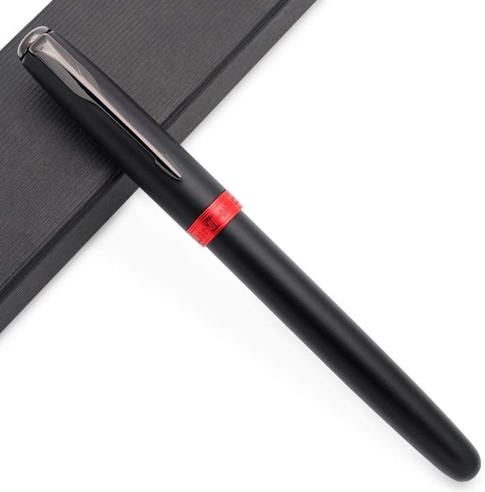 Перьевая ручка Jinhao 75 Black, Red (подарочная упаковка) #1