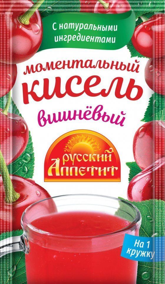 "Русский аппетит" Кисель моментальный "Вишневый вкус" 30гр.*7шт ...
