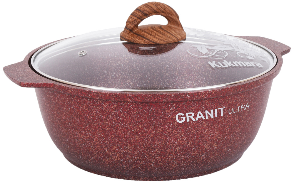 Kukmara Жаровня "Granit ultra original", Литой алюминий, 4 л, 26 см #1