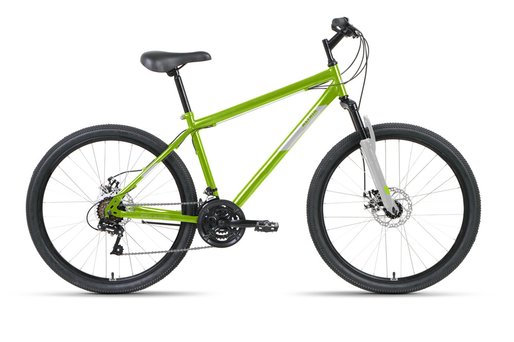 Горный велосипед Altair MTB HT 26 2.0 D, год 2022, цвет Зеленый-Серебристый, ростовка 17  #1