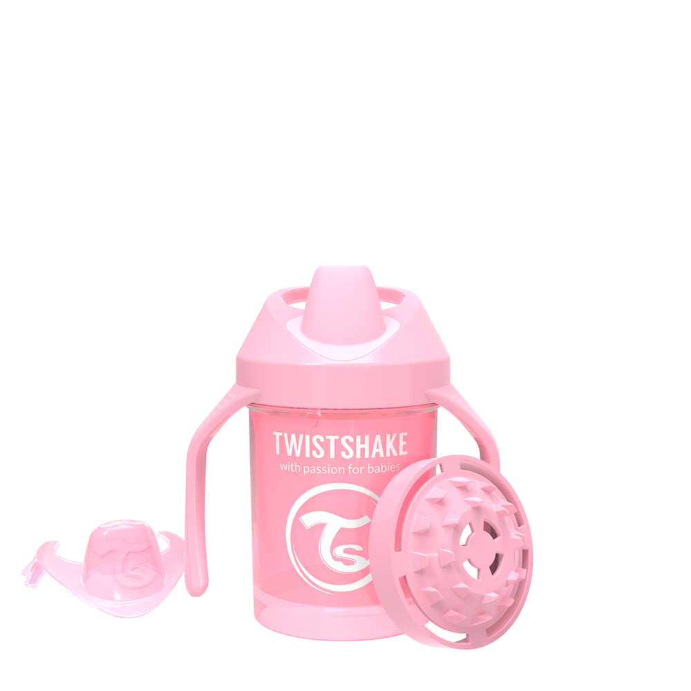 Поильник непроливайка детский 230мл., от 4+мес, Twistshake, цвет: розовый (Pastel Pink)  #1