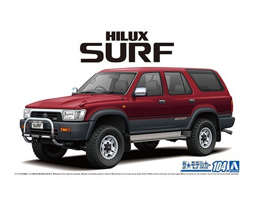 Aoshima Сборная модель HiLux Surf SSR-X Wide Body '91, 1/24 #1