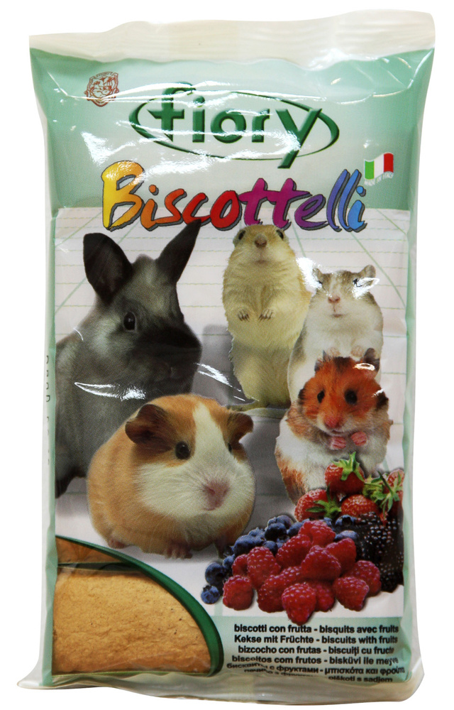 Fiory бисквиты для грызунов Biscottelli с ягодами 30 г #1