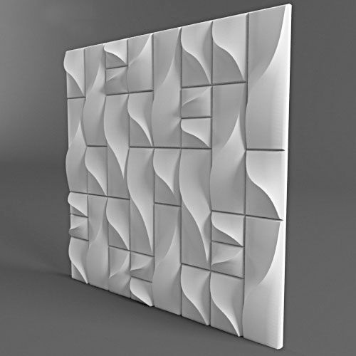 Пластиковая форма для декоративного кирпича, Вертикаль 3Д панели  #1