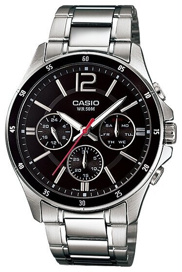 Наручные часы Casio MTP-1374D-1A с дополнительными функциями + батарейка в подарок  #1