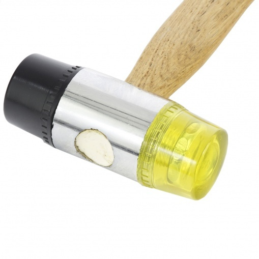 Молоток рихтовочный, бойки 35 мм, комбинированная головка, деревянная ручка Sparta 108305  #1