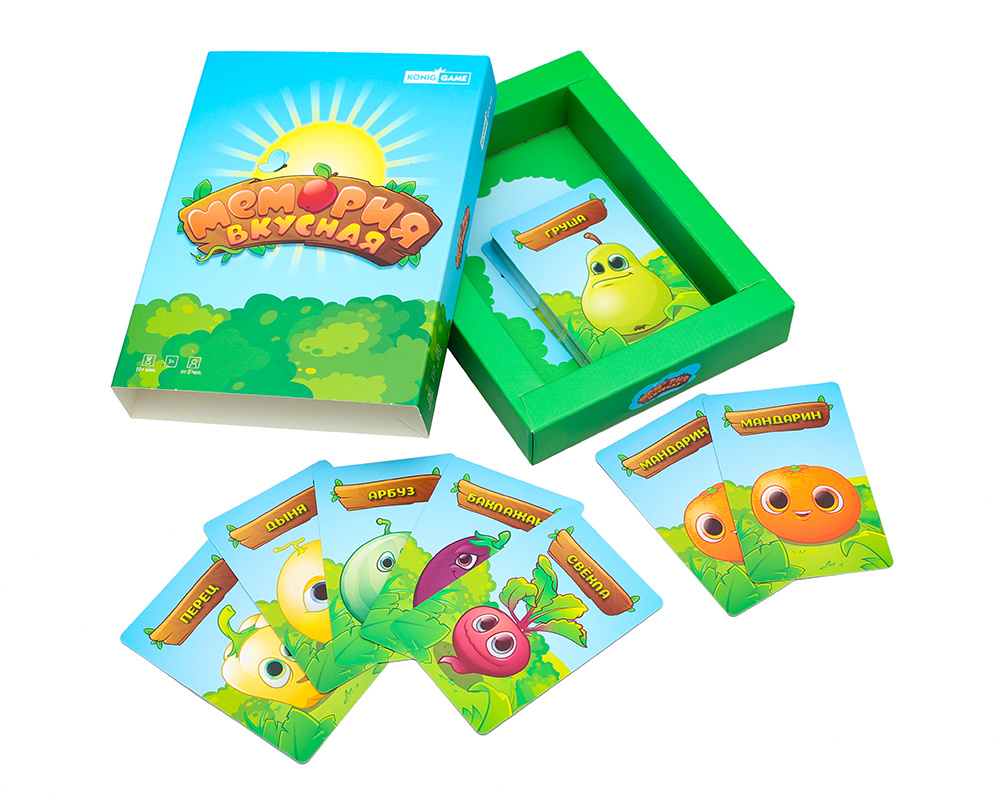 Игра карточная Мемория Вкусная - купить с доставкой по выгодным ценам в ...