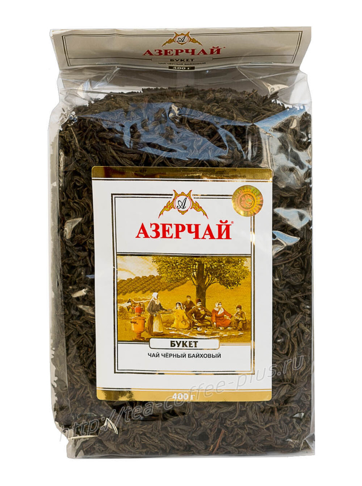 Азерчай Букет, 400 г / Чай черный крупнолистовой, 400 г #1