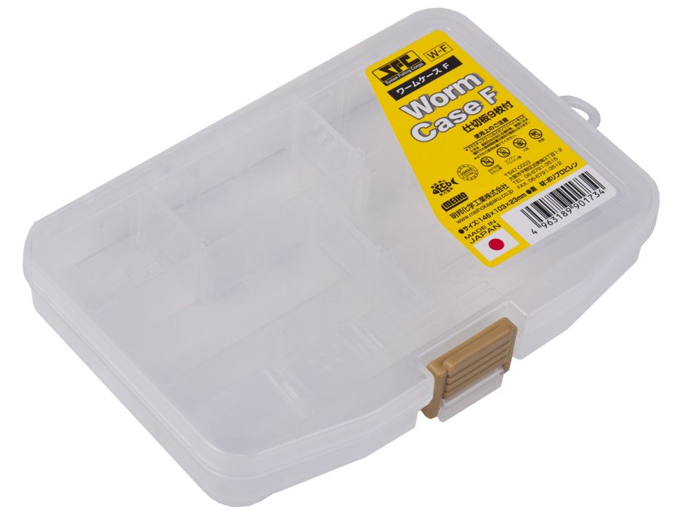 Коробка для приманок и аксессуаров  Meiho SFC WORM CASE F 146x103x23 #1