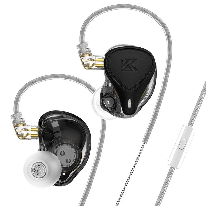 Гибридные наушники KZ ZEX Pro (Crinacle CRN) с микрофоном, черный #1