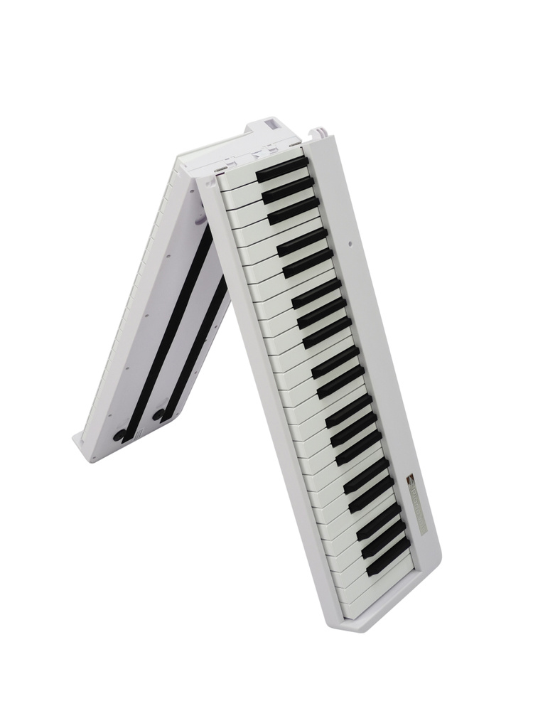 Портативное складное пианино с динамической клавиатурой PianoSolo Pro 3 White  #1