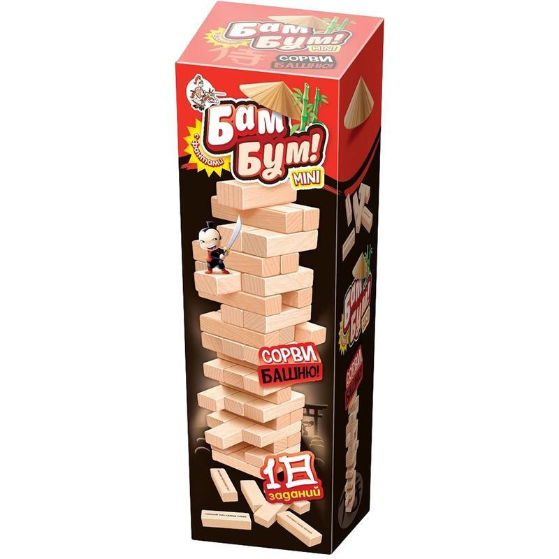 Настольная игра Бам-Бум mini Падающая башня #1