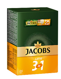 Кофейный напиток JACOBS LATTE 3в1 12гр #1