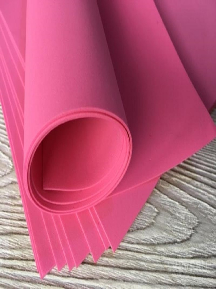 Фоамиран для рукоделия в рулоне 2мм (50*60см) - купить с доставкой по ...