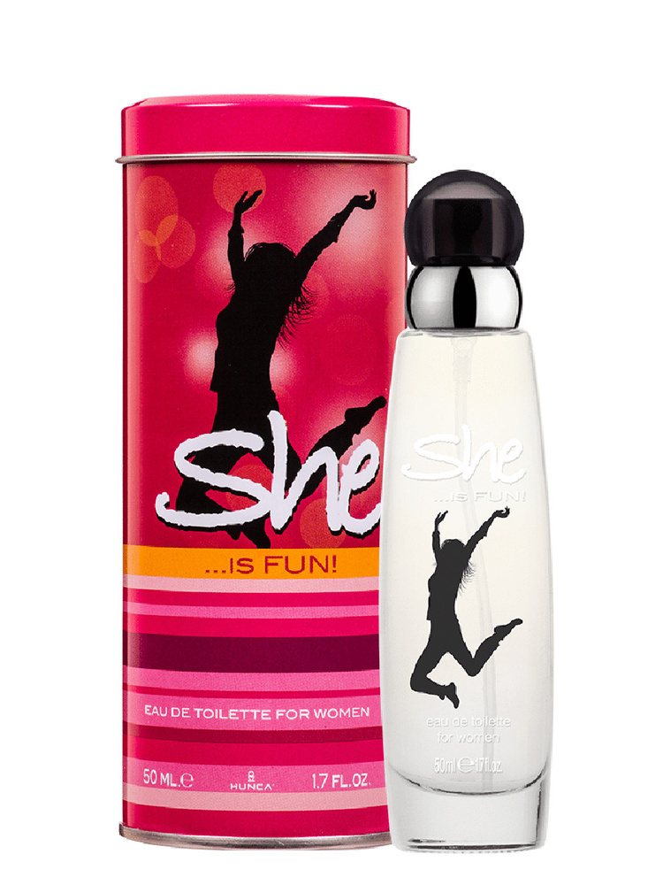 HUNCA CALDION, Туалетная вода женская She Is Fun women , 50 ml #1