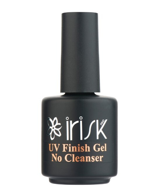 Irisk Professional Финиш-гель UV Finish Gel No Cleanser без липкого слоя, 18мл  #1