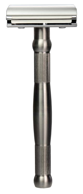Станок для бритья Erbe с двумя лезвиями, ручка- высококачественная нержавеющая сталь, цвет: хром  #1