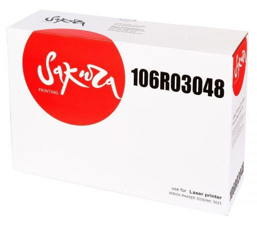 Лазерный картридж SAKURA 106R03048 для Xerox Phaser 3020, Xerox WorkCentre 3025, черный, 3000 к. (в комплекте #1