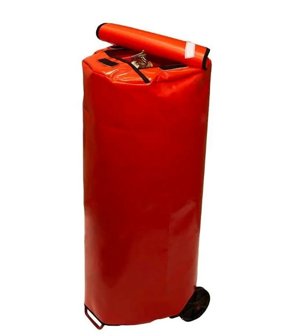 Чехол противопожарный для огнетушителей ОП-50 (360х830 мм, тентовая ткань, от-40С. до+70С  #1