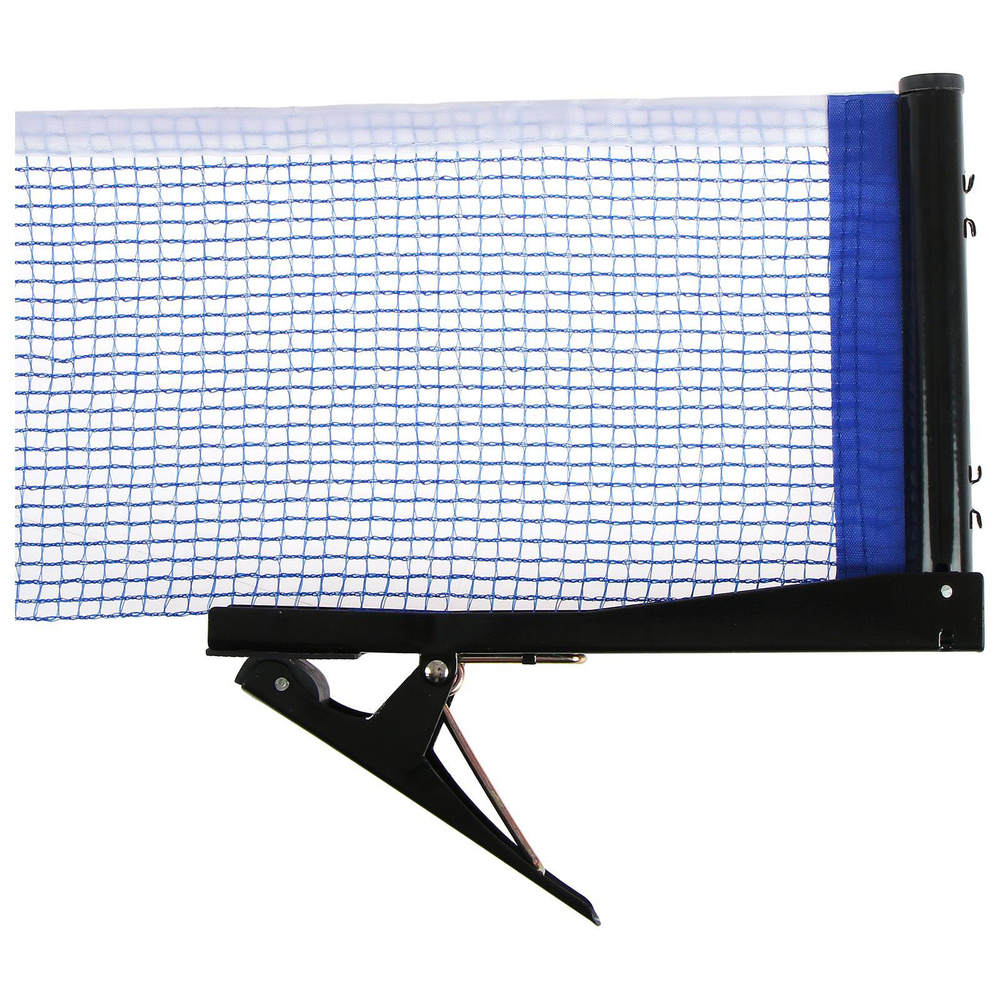 Сетка для настольного тенниса ONLYTOP, с крепежом, размер 180 х 14 см, цвет синий  #1