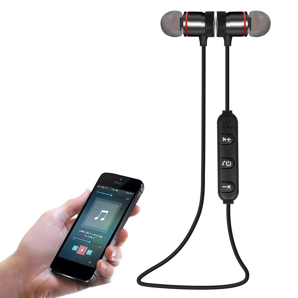 Беспроводные наушники Sports sound stereo на магнитах / Спортивные Bluetooth на шею  #1