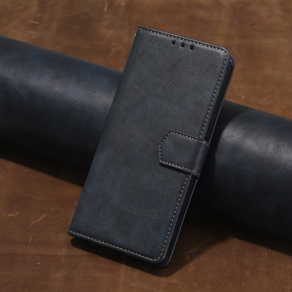 Чехол книжка luxury для Samsung A53 5G / Самсунг А53 5G (Тёмно-синяя со шнурком)  #1