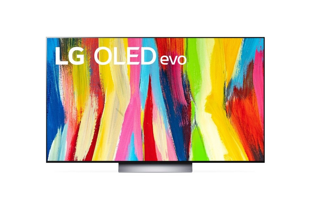 LG Телевизор OLED55C2 55" 4K UHD, черный #1