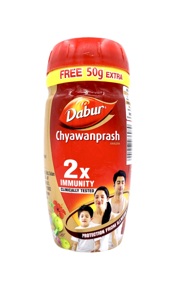 Dabur Чаванпраш Двойной иммунитет / Дабур 500 г + 50 г в подарок. 2 шт.  #1