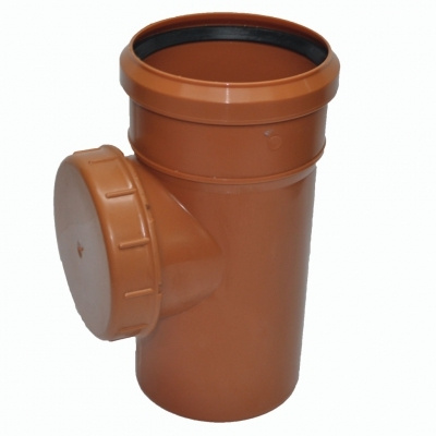 Ревизия канализационная ПВХ, для наружной канализации, диаметр 200 мм.  #1