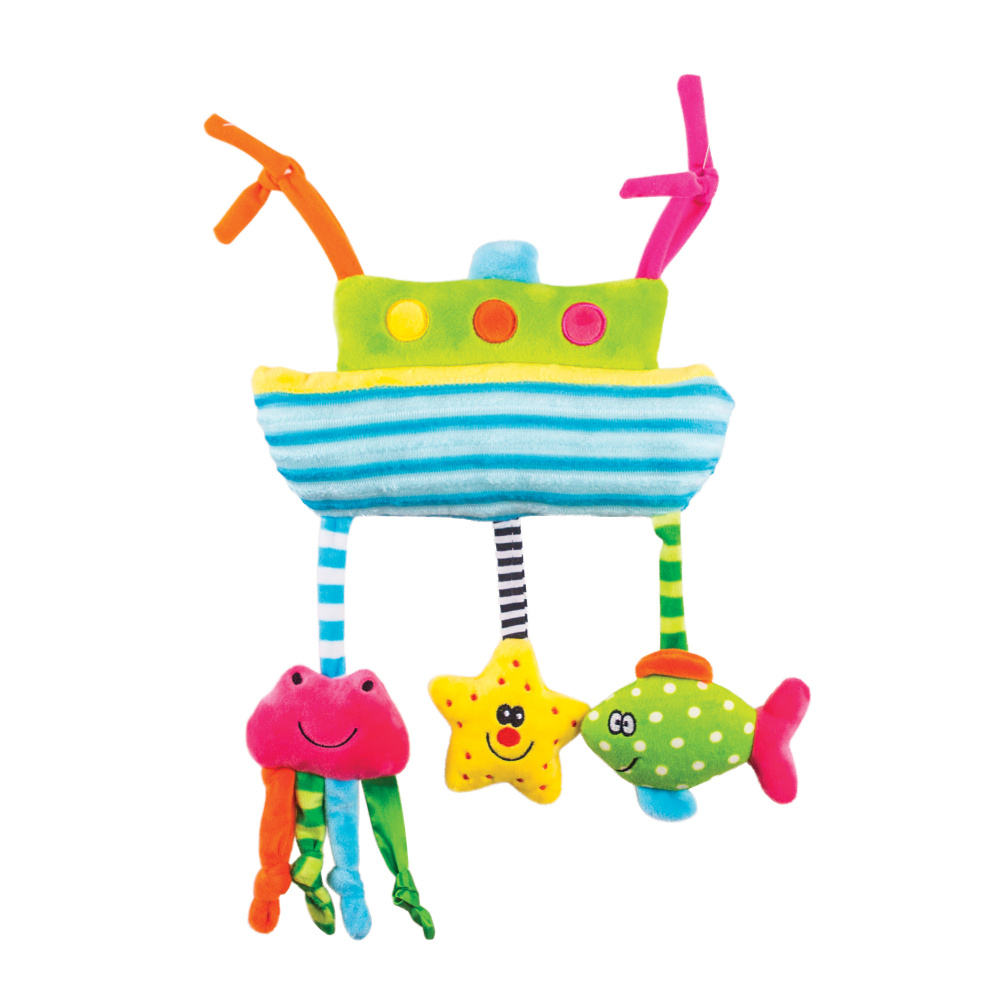 Развивающая игрушка Happy Snail, Морские приключения подвеска на кроватку, коляску , 14HS002PT  #1