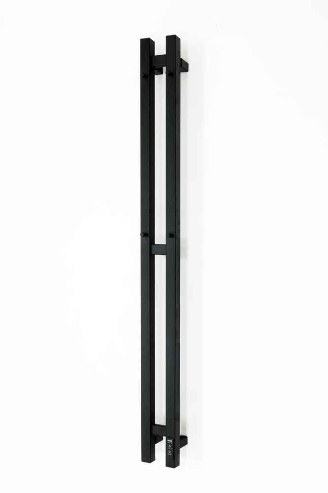 Полотенцесушитель электрический черный Grois Orso 120мм 1200мм форма Нестандартная, вертикальный  #1
