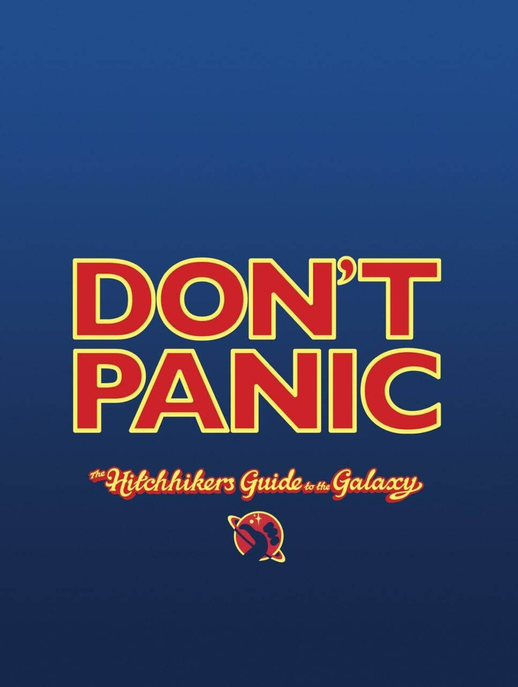 плакат, постер Автостопом по галактике (The Hitchhikers Guide to the Galaxy, 2005) на бумаге, размер #1