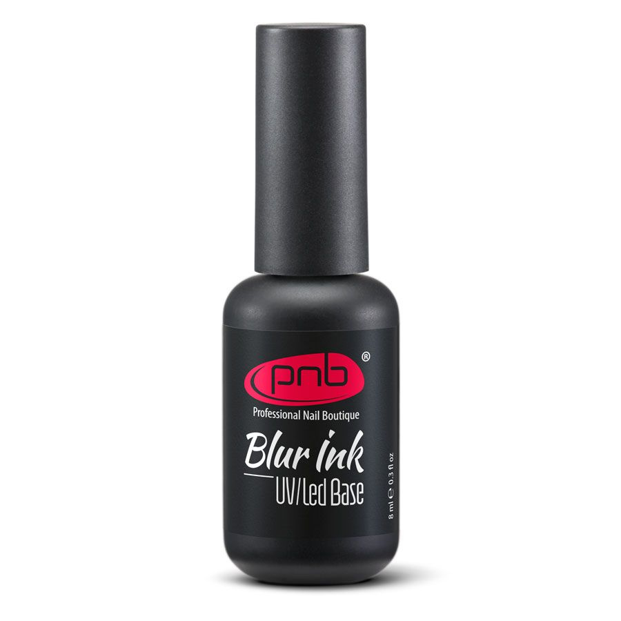 PNB Blur ink Base база для дизайна ногтей акварельными каплями и гель-лака UV/LED прозрачная 8 мл  #1