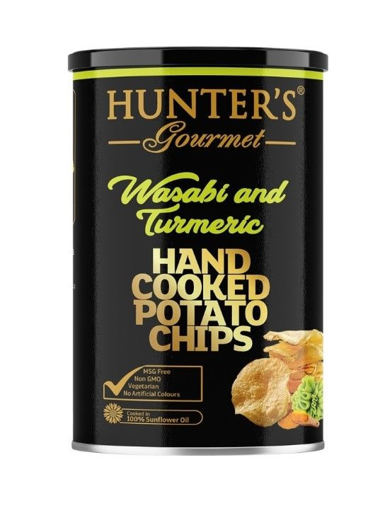 Чипсы картофельные Hunter's Gourmet с ароматом васаби и куркумы 150г Объединенные Арабские Эмираты  #1