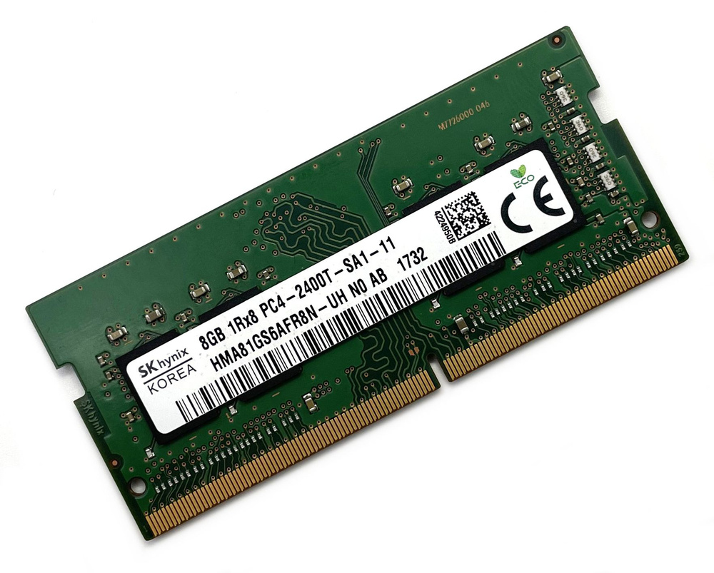 Hynix Оперативная память DDR4 8Gb 2400 Mhz PC4-2400T SoDimm HMA81GS6AFR8N-UH 1x8 ГБ (HMA81GS6AFR8N-UH) #1