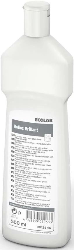 Профессиональное немецкое средство для чистки нержавейки и стеклокерамики Ecolab Helios Brillant 500 #1