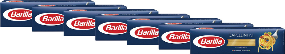 Макаронные изделия Barilla Capellini No 1 Спагетти, комплект: 7 упаковок по 450 г  #1