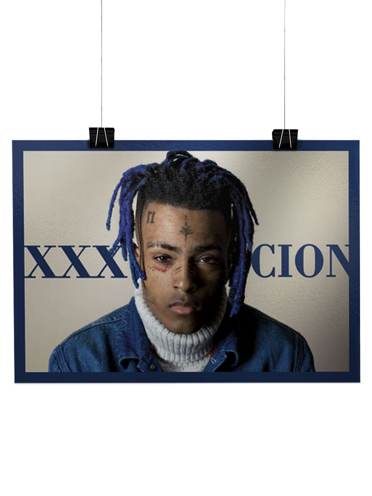 IDOL MERCH Постер "XXTENTACION", 42 см х 29,7 см #1