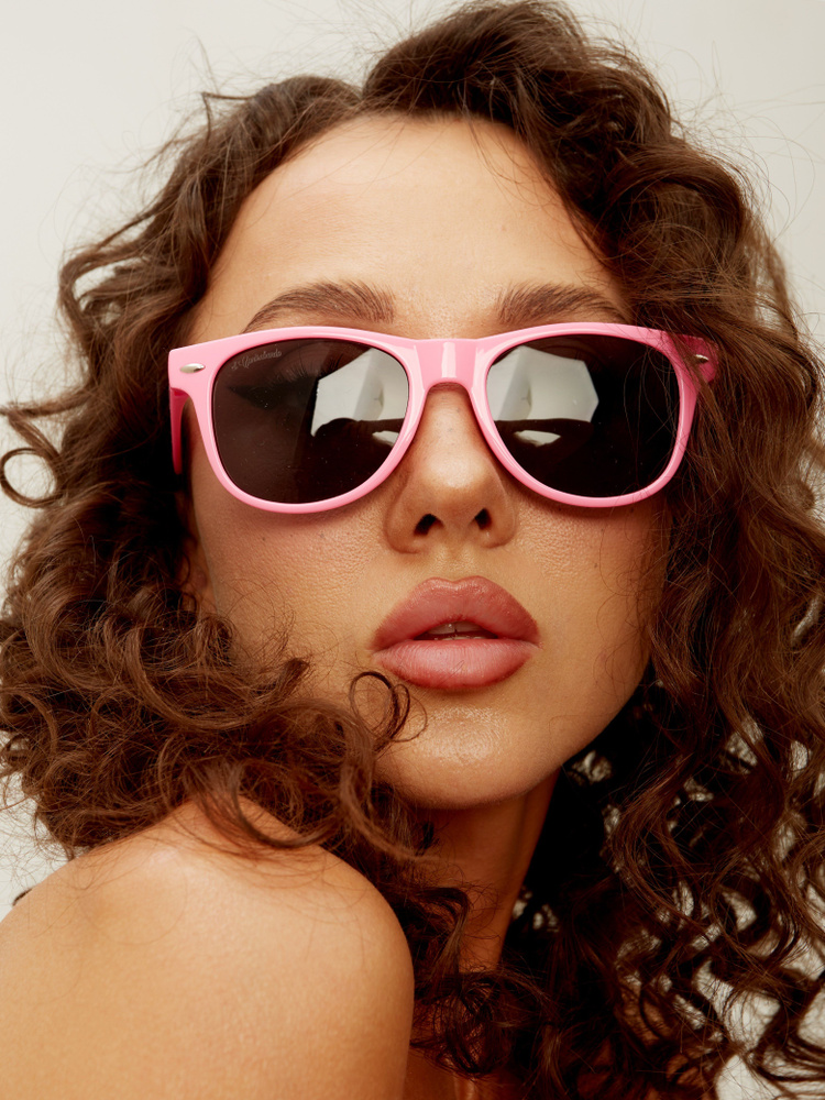 Frame Pink Black/ Очки солнцезащитные женские,мужские/ очки солнце защитные мужские/очки от солнца/ солнечные #1
