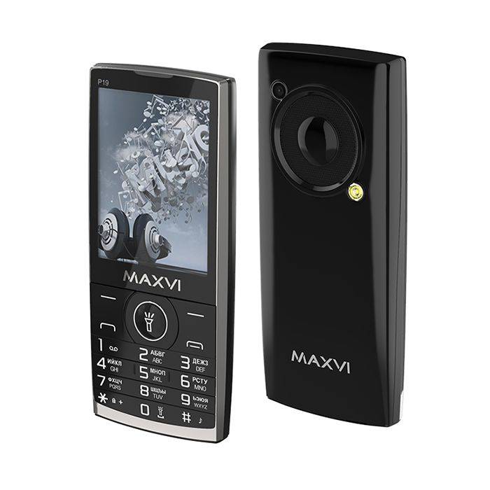 Мобильный телефон Maxvi P19 black #1