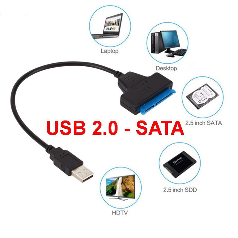 Кабель переходник адаптер SATA - USB 2.0 #1