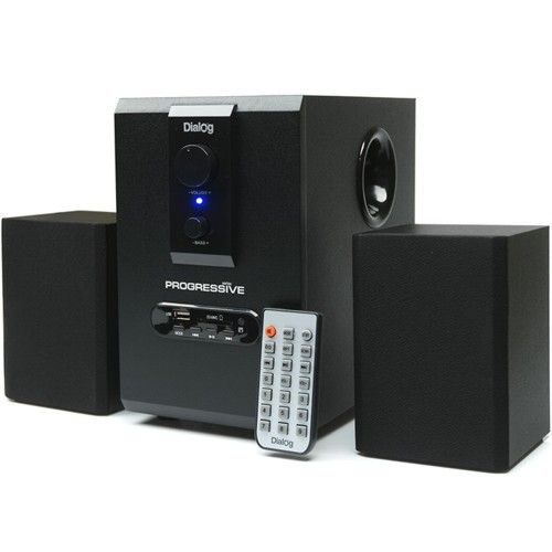 Колонки с сабвуфером Dialog Progressive AP-150 акустическая стерео система 2.1 - 10 Вт, FM, плеер, пульт #1