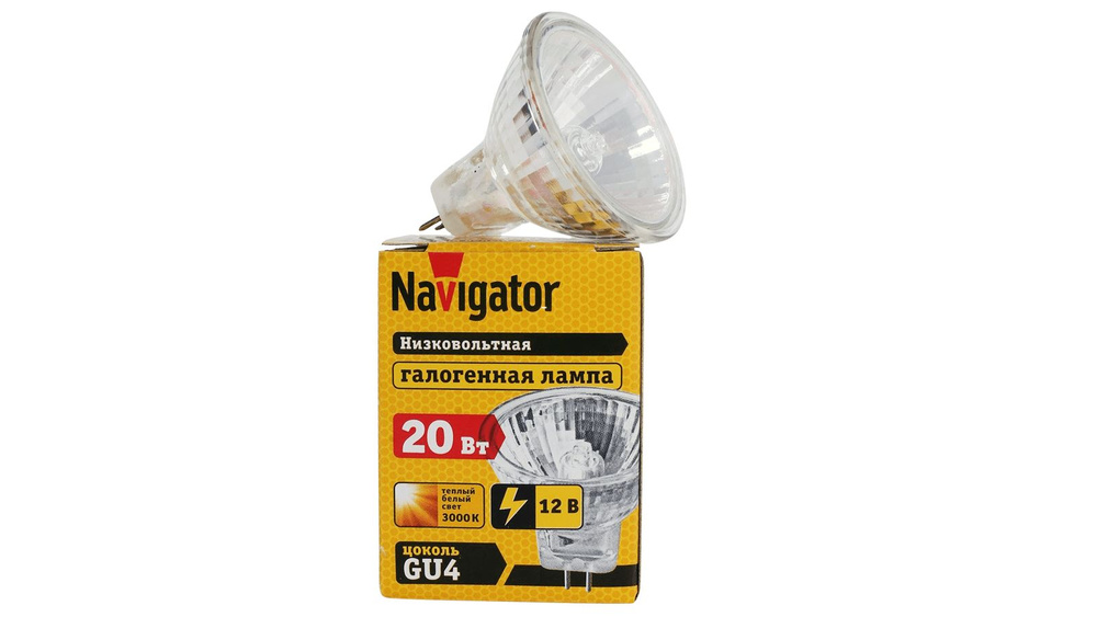 Лампа NAVIGATOR 20W 12V GU4 КГМ #1