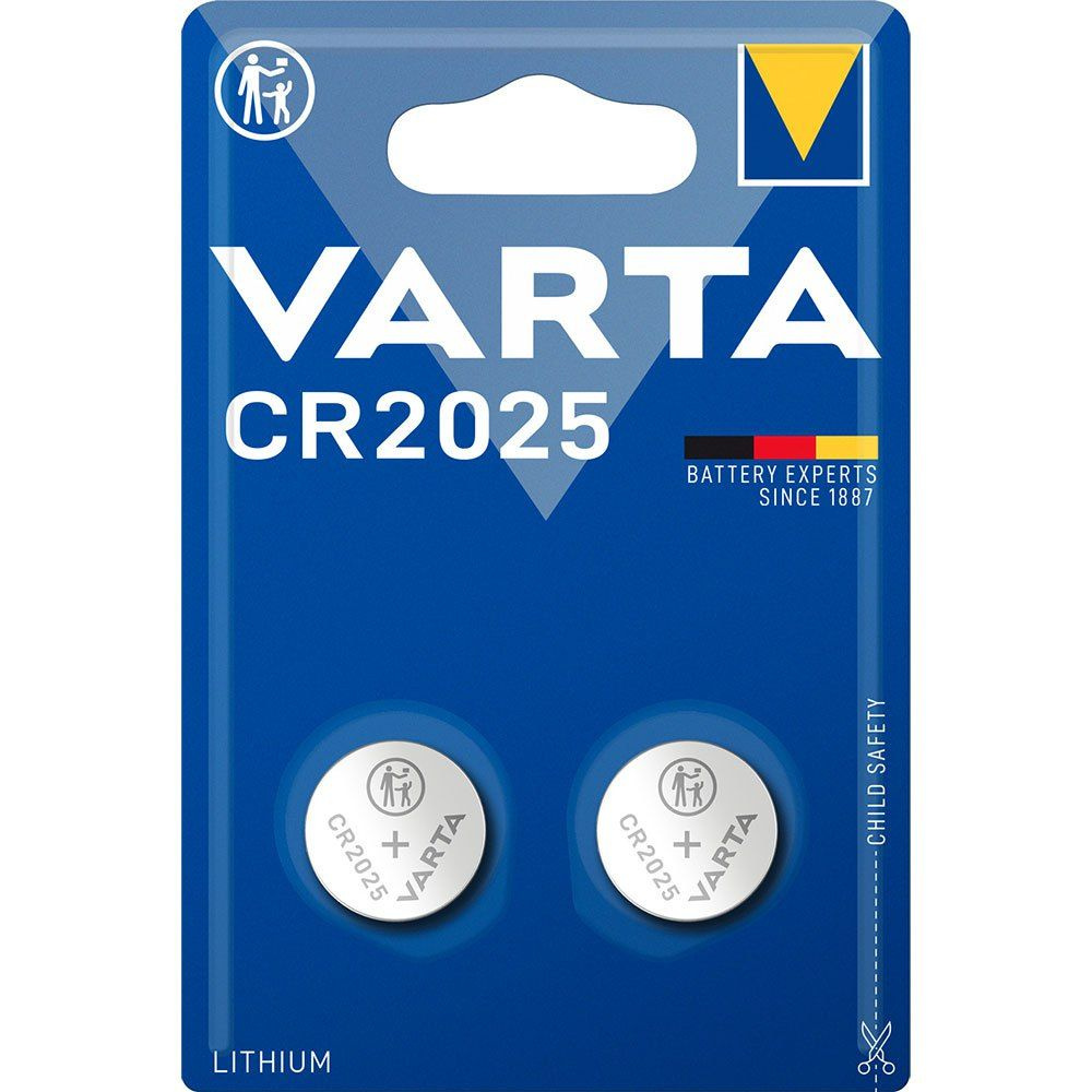 Батарейка CR2025 3V VARTA LITHIUM 2шт. #1