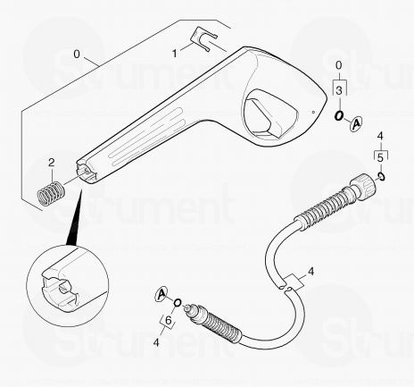 Уплотнительное кольцо (сальник) для вала моек Karcher (6.367-097.0)  #1