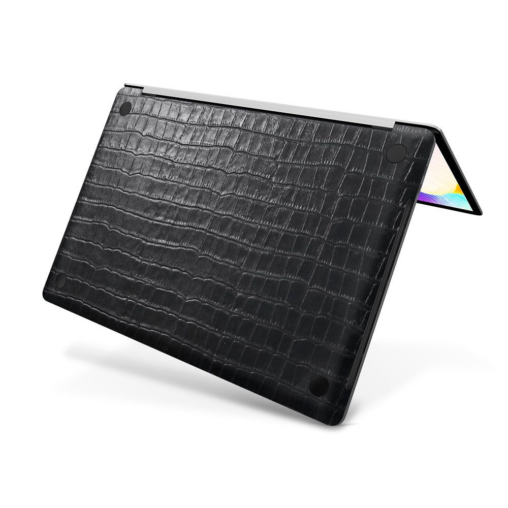 Наклейка Glueskin из натуральной кожи Croco для нижней панели Apple MacBook Pro 14 M1/M2/M3/M4  #1