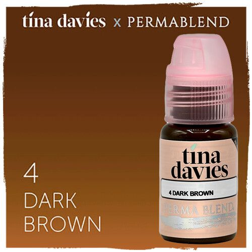 Пигмент Perma Blend Tina Davies Dark Brown (1/2 унции - 15 мл) #1